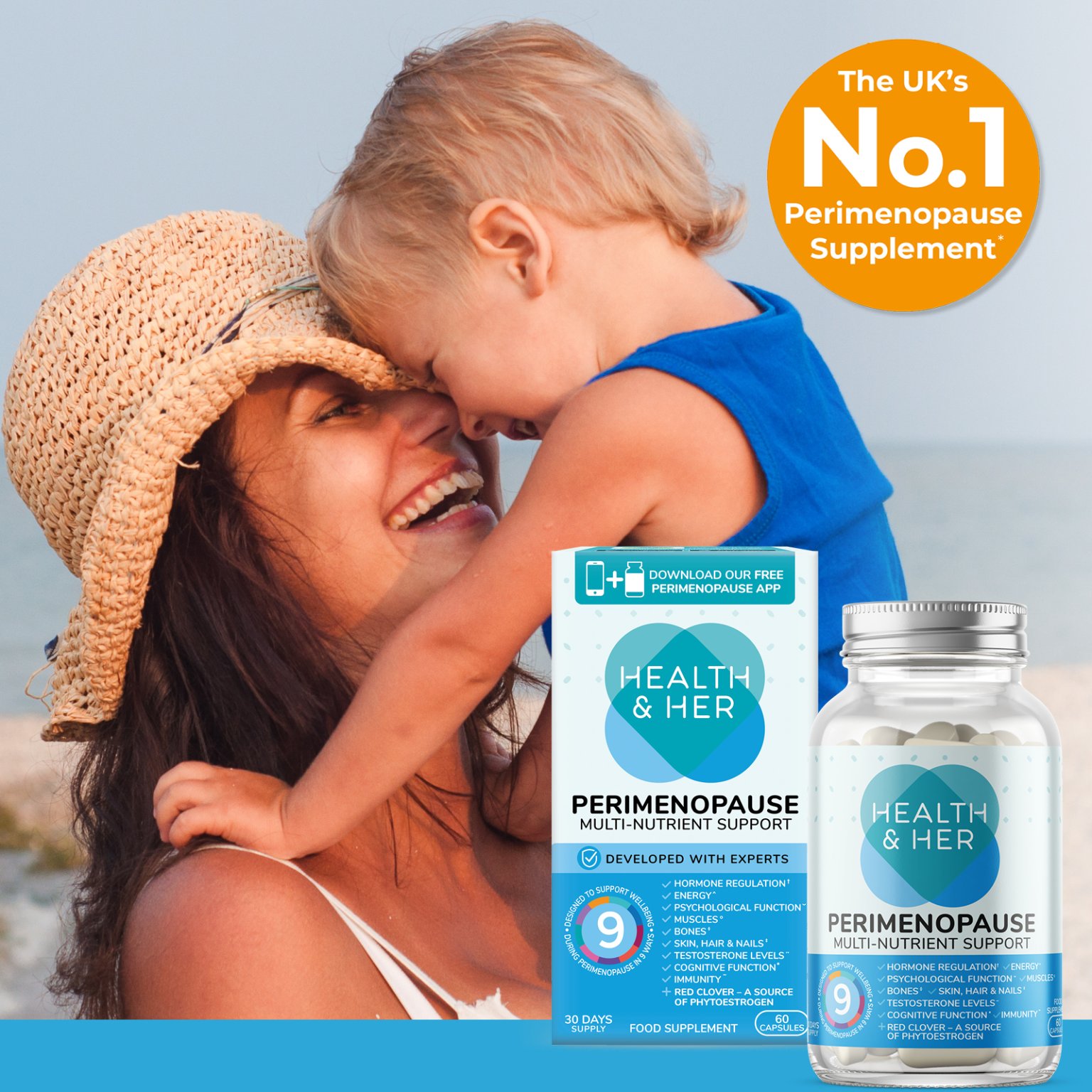 Health & Her Perimenopause Supplement 1 Month Supply